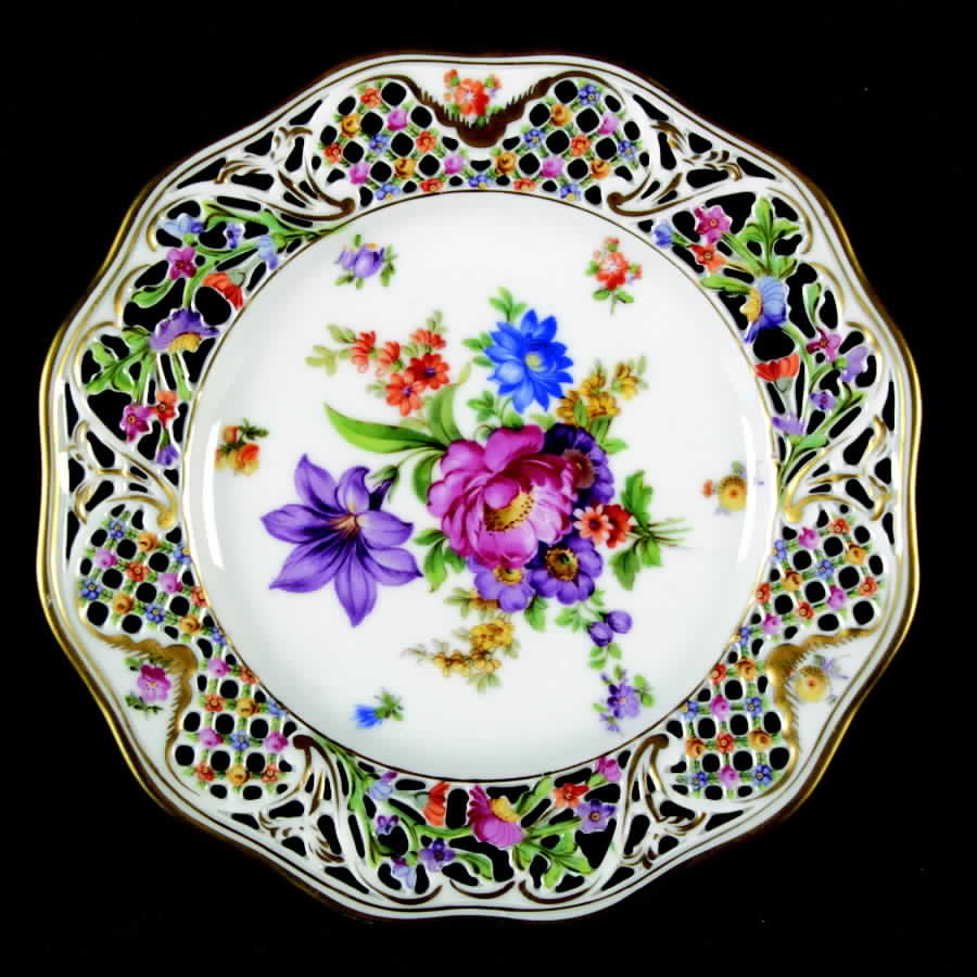 Chateau Dresden-Royal Dresner Art Dessert/Pie Plate by Schumann - Bavaria-1