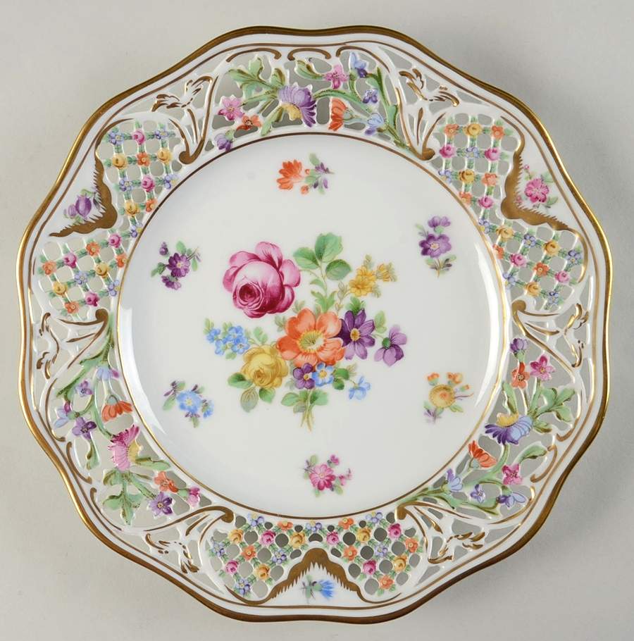 Chateau Dresden-Royal Dresner Art Salad Plate by Schumann - Bavaria-1