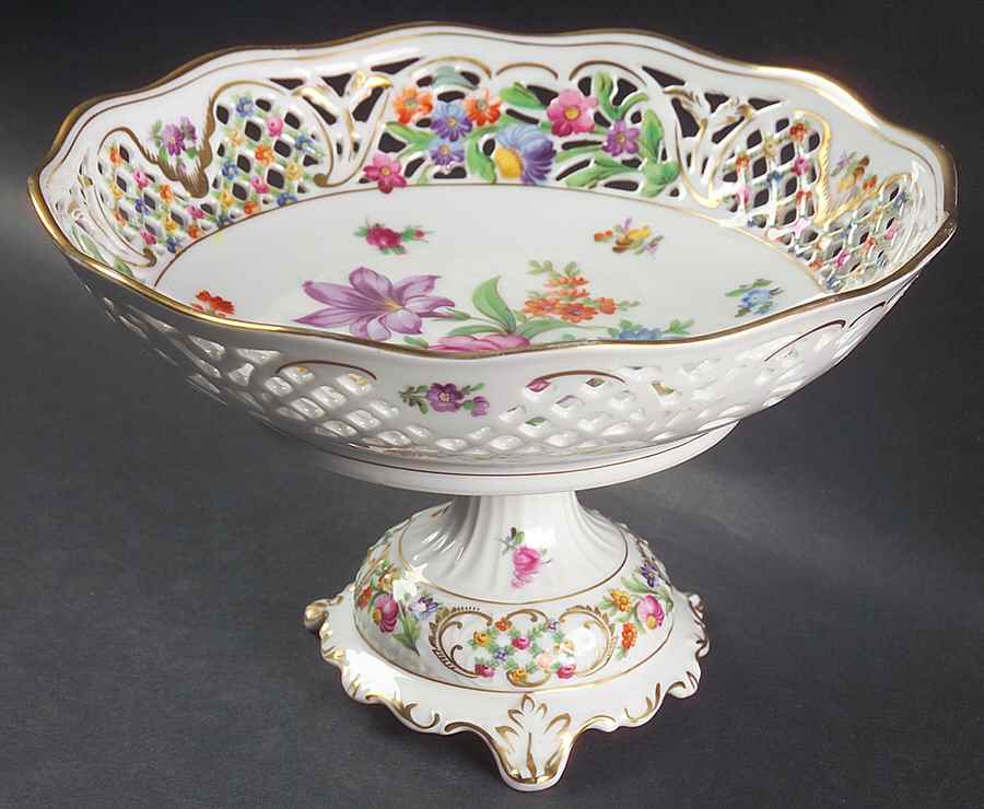 Chateau Dresden-Royal Dresner Art Round Compote (Height X Width) by Schumann - Bavaria-1