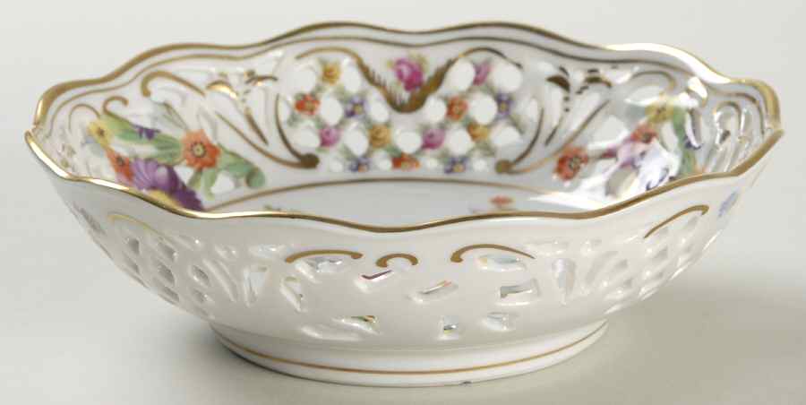 Chateau Dresden-Royal Dresner Art 4" Round Nut Dish by Schumann - Bavaria-1