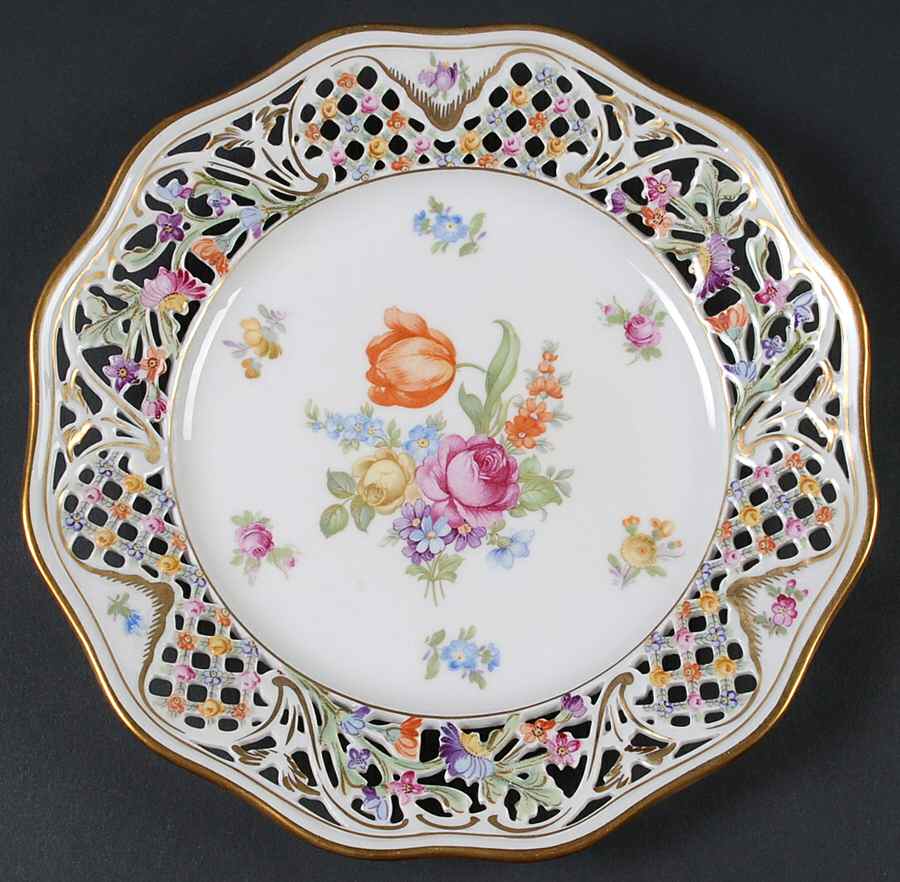 Chateau Dresden-Royal Dresner Art Salad Plate by Schumann - Bavaria-1