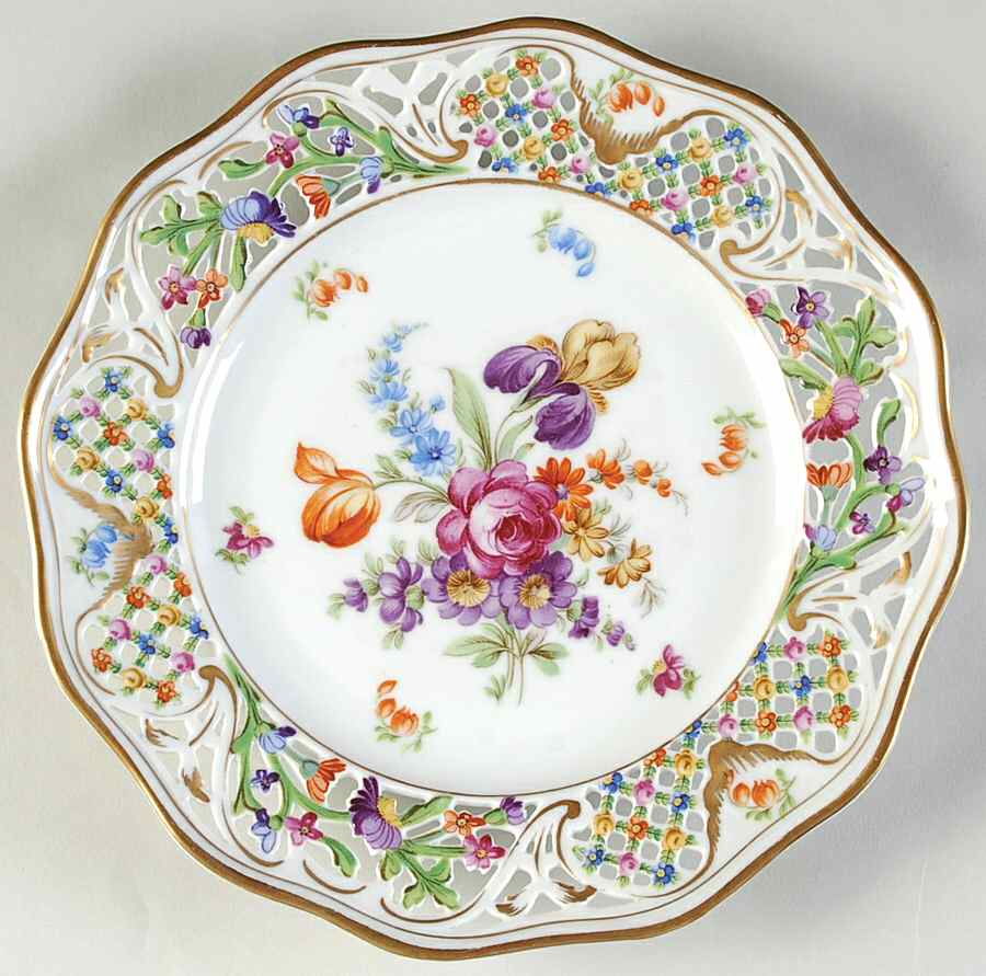 Chateau Dresden-Royal Dresner Art Salad Plate by Schumann - Bavaria-1