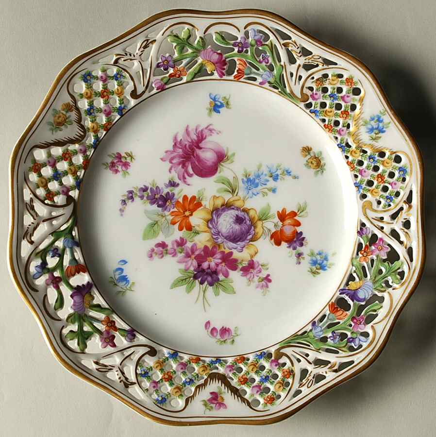 Chateau Dresden-Royal Dresner Art Salad Plate by Schumann - Bavaria-1