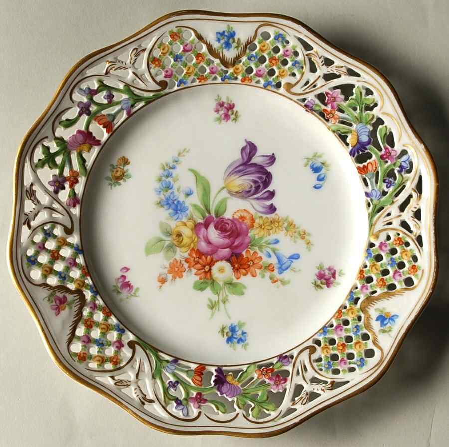 Chateau Dresden-Royal Dresner Art Salad Plate by Schumann - Bavaria-1