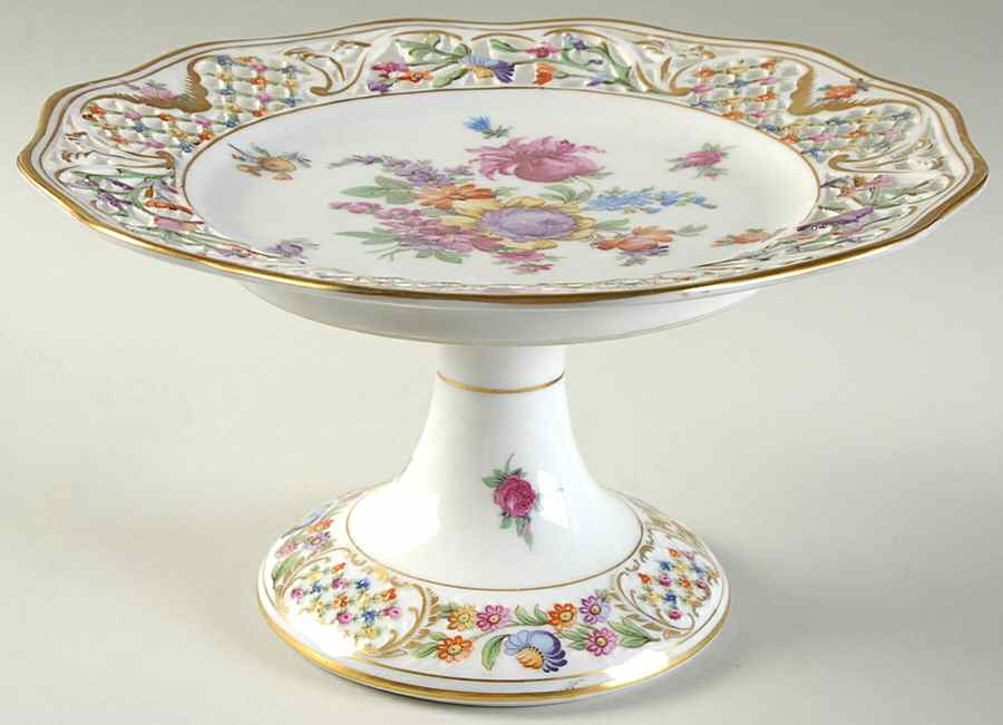 Chateau Dresden-Royal Dresner Art Round Compote (Height X Width) by Schumann - Bavaria-1