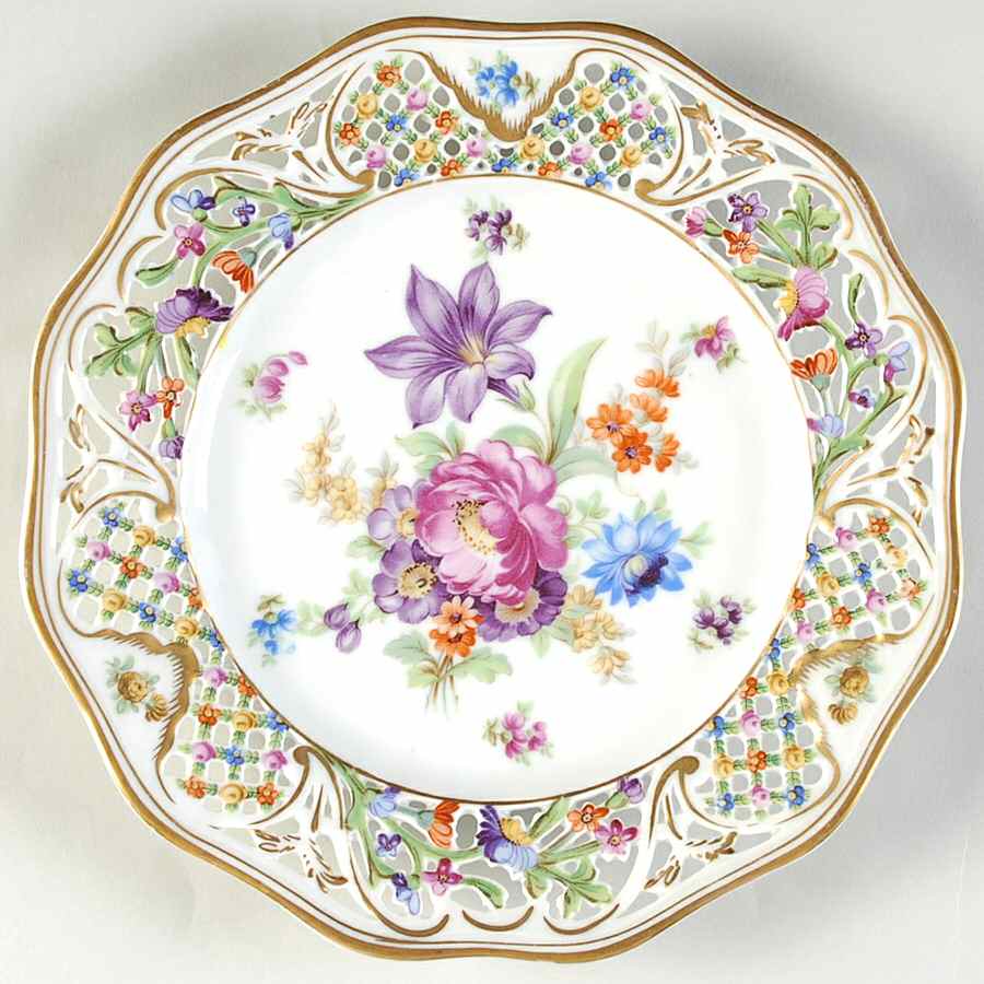 Chateau Dresden-Royal Dresner Art Salad Plate by Schumann - Bavaria-1