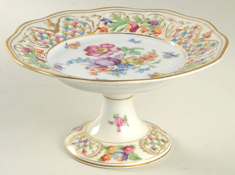 Chateau Dresden-Royal Dresner Art Round Compote (Height X Width) by Schumann - Bavaria-1