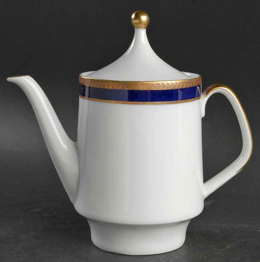 Classic Cobalt Teapot & Lid by Schumann - Bavaria-1