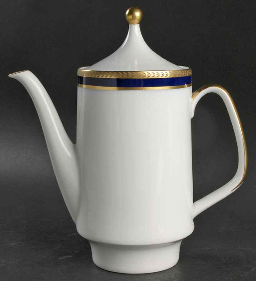 Classic Cobalt Coffee Pot & Lid by Schumann - Bavaria-1