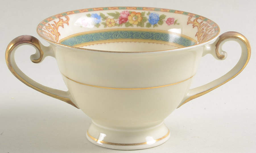 Cottswold Footed Bouillon Cup by Schumann - Bavaria-1