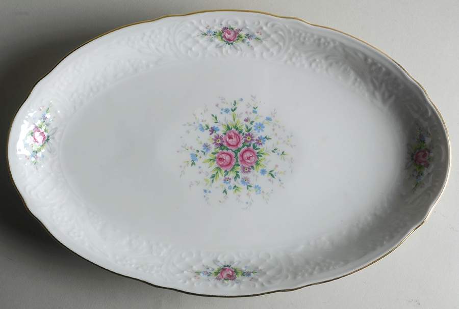 Dauphine 14" Oval Serving Platter by Schumann - Bavaria-1