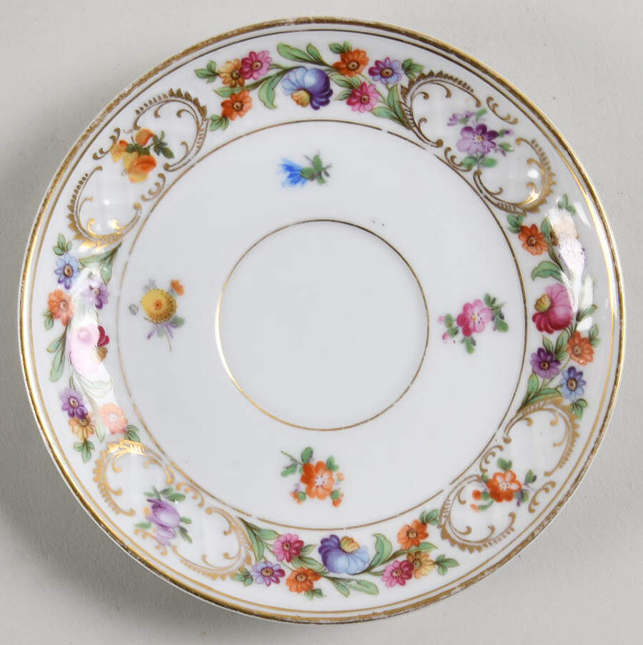 Dresdener Dresdner Art (Smooth) Saucer for Flat Cup by Schumann - Bavaria-1
