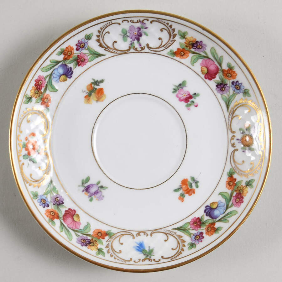Dresdener Dresdner Art (Smooth) Saucer for Flat Cup by Schumann - Bavaria-1