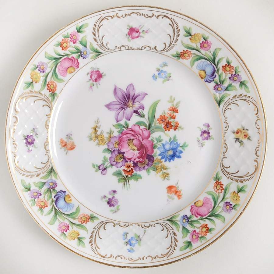 Dresdner Art (Smooth) Dinner Plate by Schumann - Bavaria-1