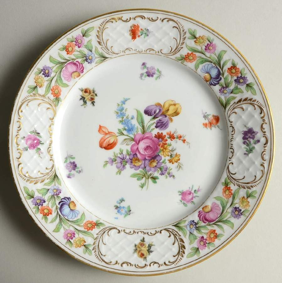 Dresdner Art (Smooth) Salad Plate by Schumann - Bavaria-1