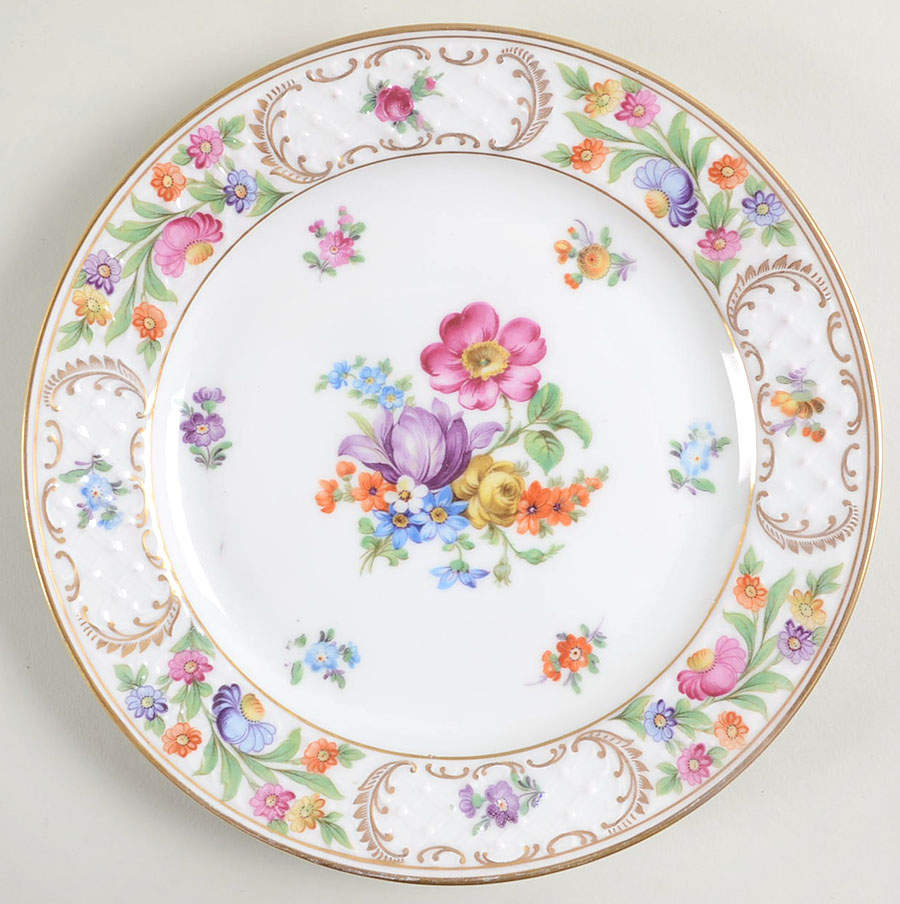 Dresdner Art (Smooth) Salad Plate by Schumann - Bavaria-1