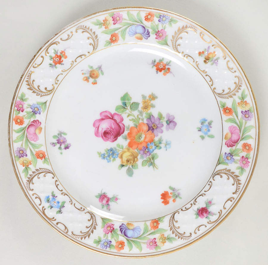 Dresdner Art (Smooth) Salad Plate by Schumann - Bavaria-1