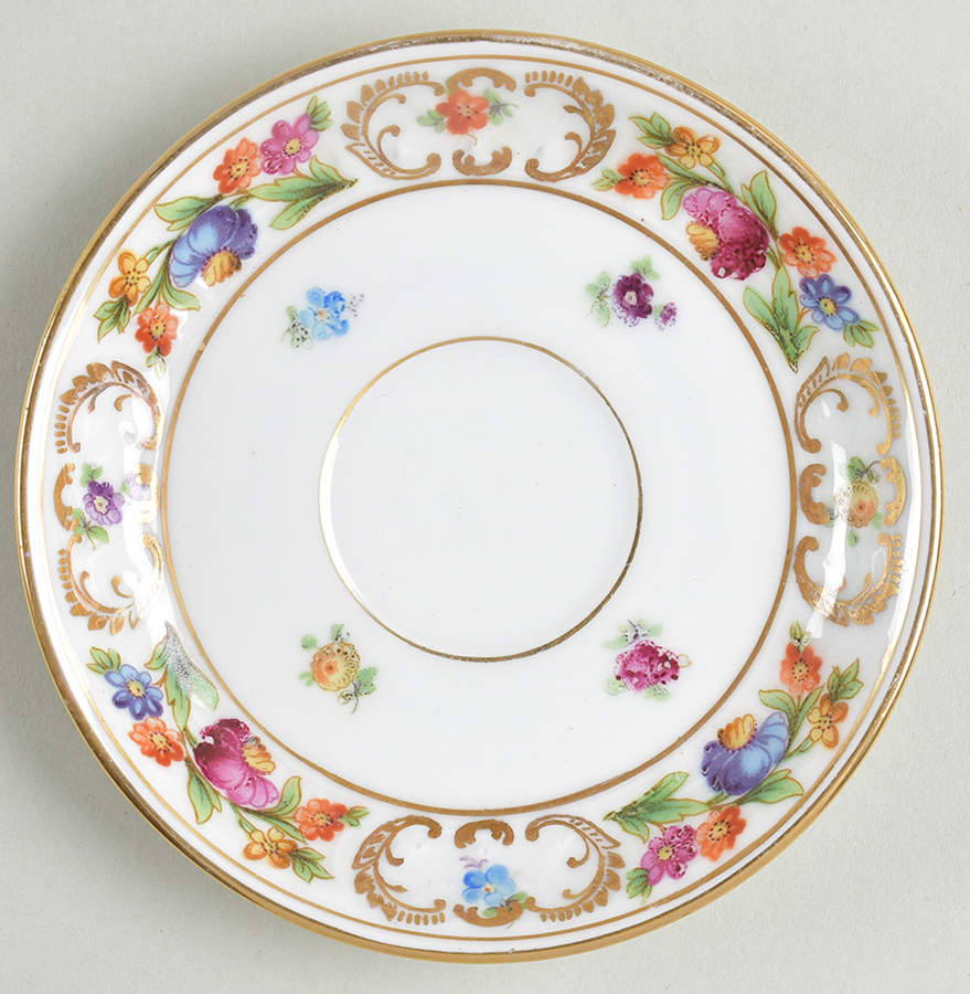 Dresdner Art (Smooth) Saucer for Flat Demitasse Cup by Schumann - Bavaria-1