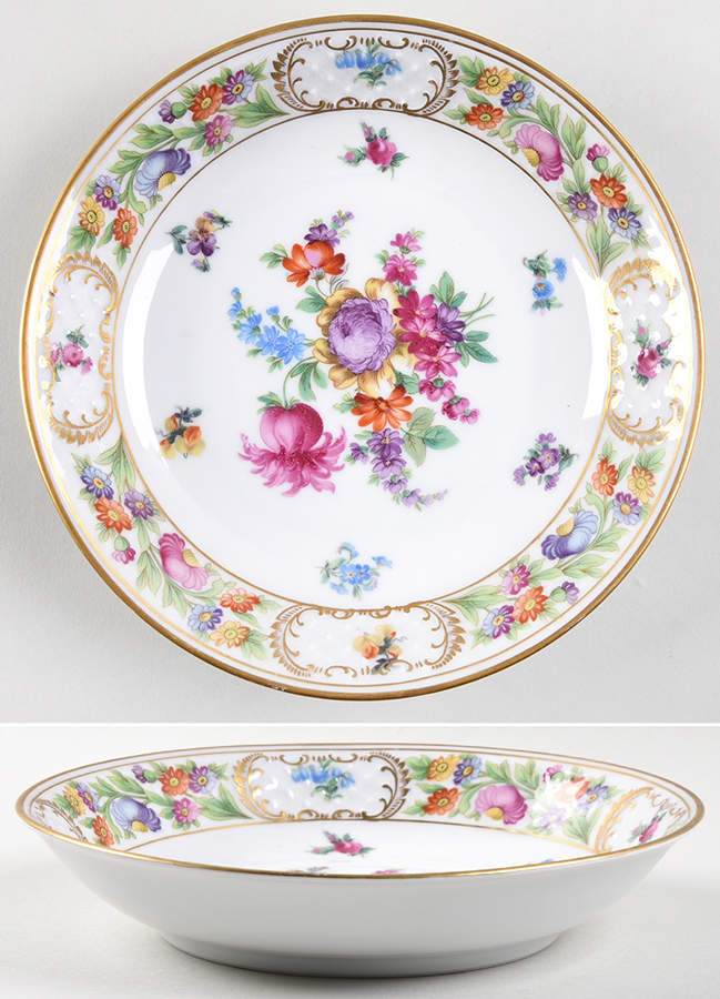 Dresdner Art (Smooth) Coupe Soup Bowl by Schumann - Bavaria-1