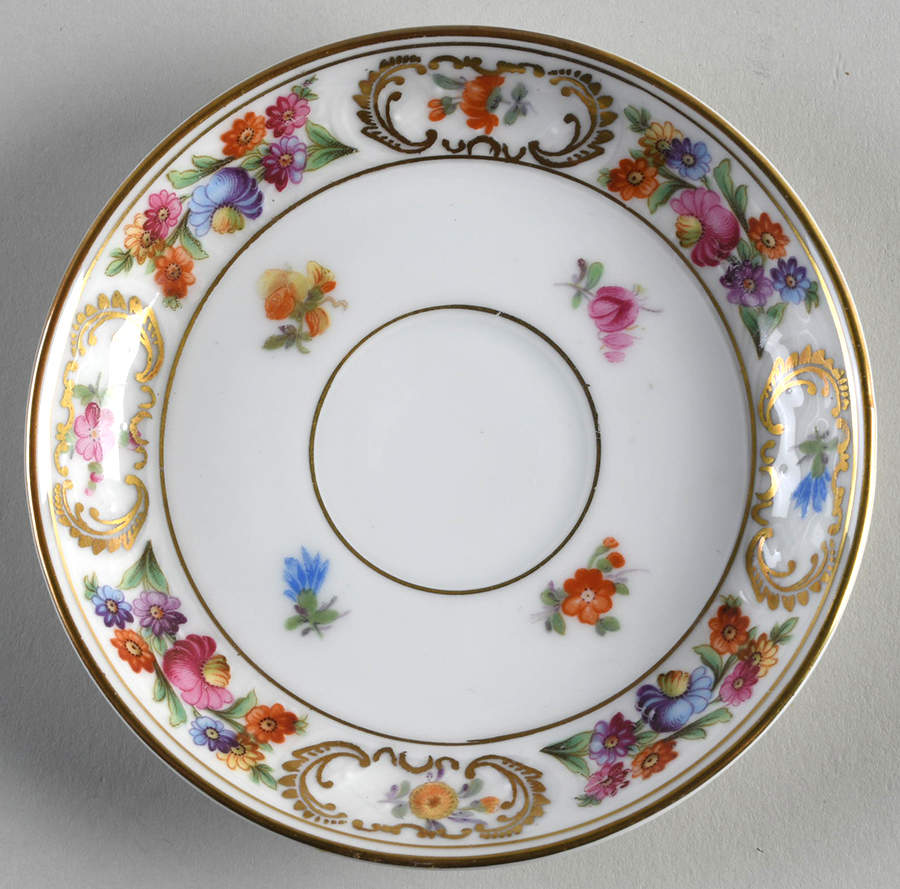 Dresdner Art (Smooth) Saucer for Flat Demitasse Cup by Schumann - Bavaria-1