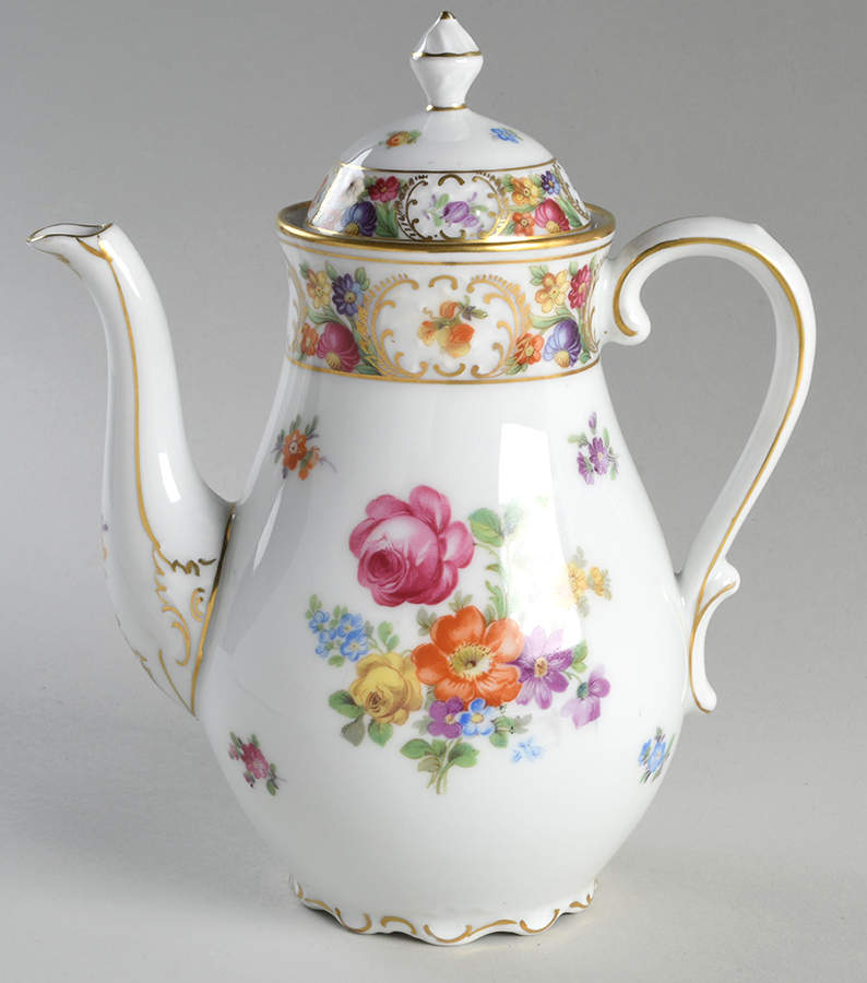 Dresdner Art (Smooth) Small Coffee Pot & Lid by Schumann - Bavaria-1