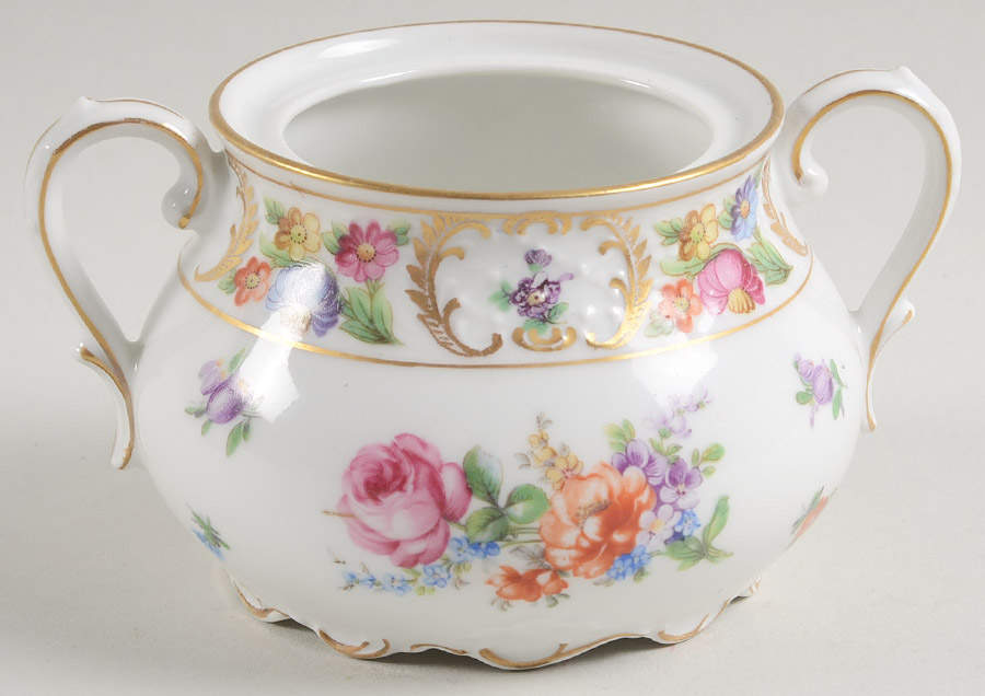 Dresdner Art (Smooth) Mini Sugar Bowl No Lid by Schumann - Bavaria-1