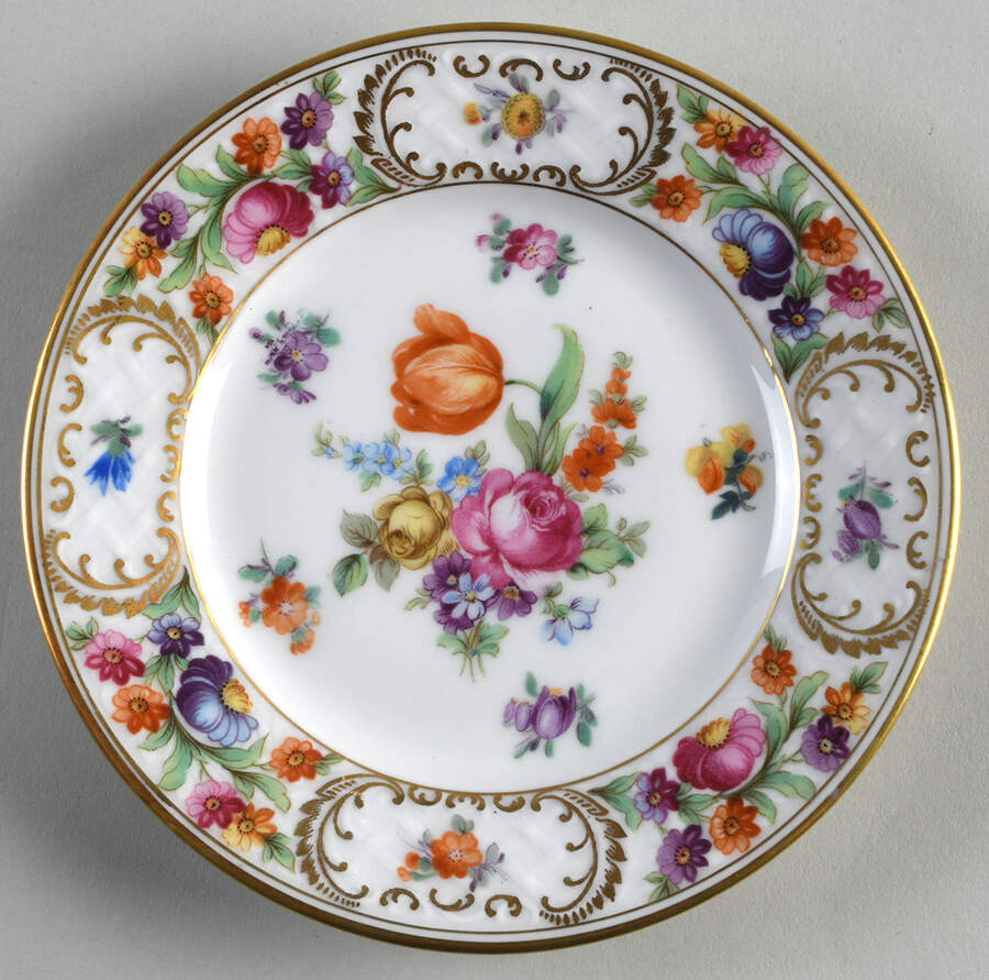 Dresdner Art (Smooth) Small Bread & Butter Plate by Schumann - Bavaria-1