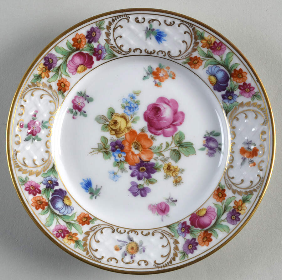 Dresdner Art (Smooth) Small Bread & Butter Plate by Schumann - Bavaria-1