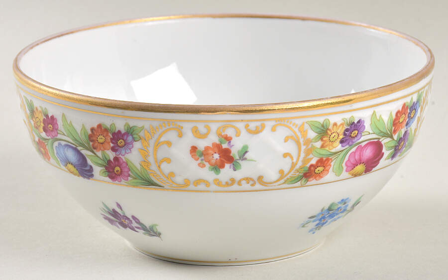 Dresdner Art (Smooth) Cranberry Bowl by Schumann - Bavaria-1