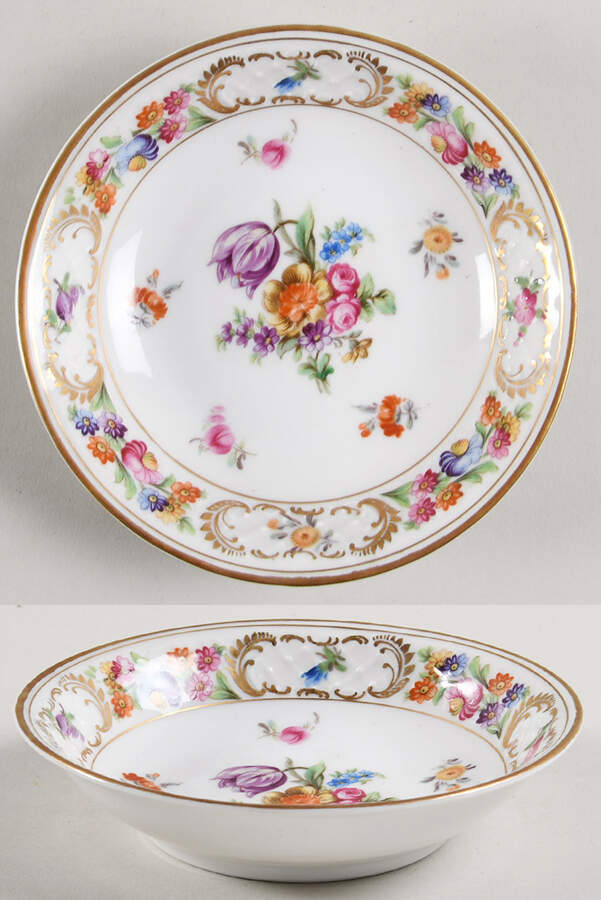 Dresdner Art (Smooth) Fruit/Dessert (Sauce) Bowl by Schumann - Bavaria-1