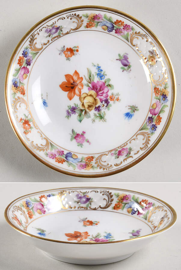 Dresdner Art (Smooth) Fruit/Dessert (Sauce) Bowl by Schumann - Bavaria-1