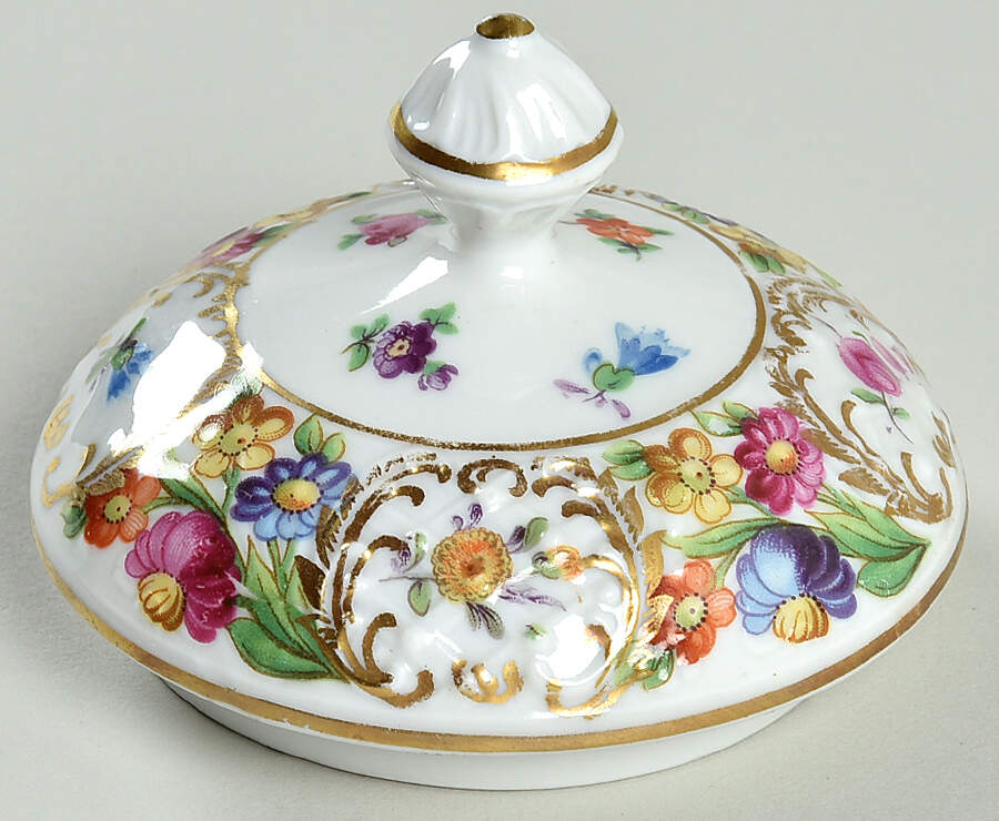 Dresdner Art (Smooth) Lid for Sugar Bowl by Schumann - Bavaria-1