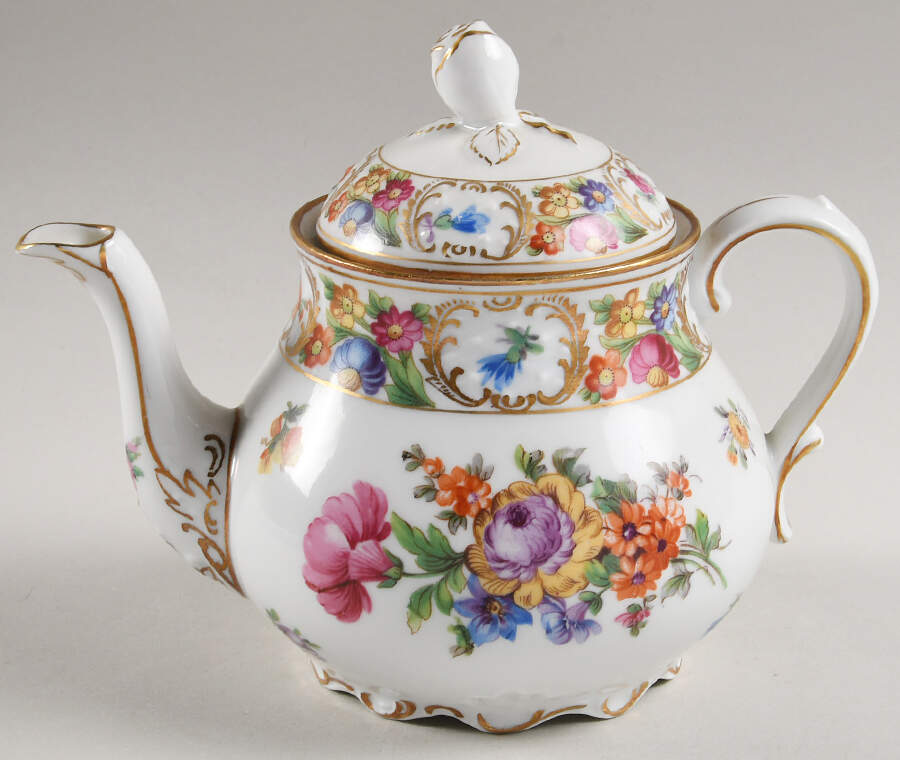 Dresdner Art (Smooth) Mini Teapot & Lid by Schumann - Bavaria-1