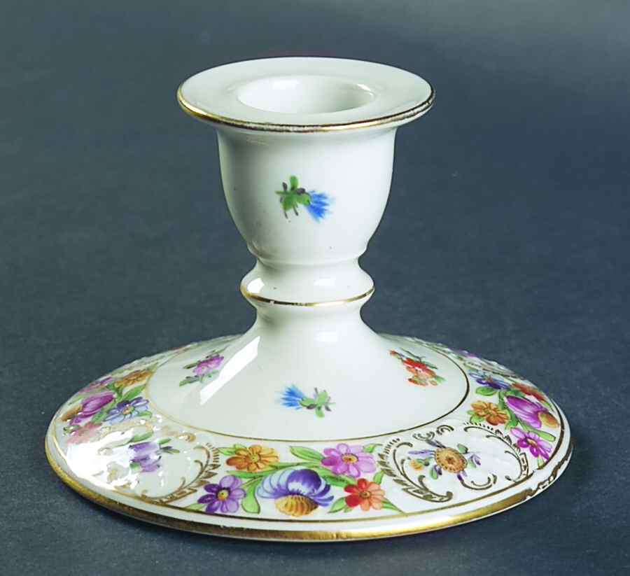 Dresdner Art (Smooth) Single Light Candlestick by Schumann - Bavaria-1