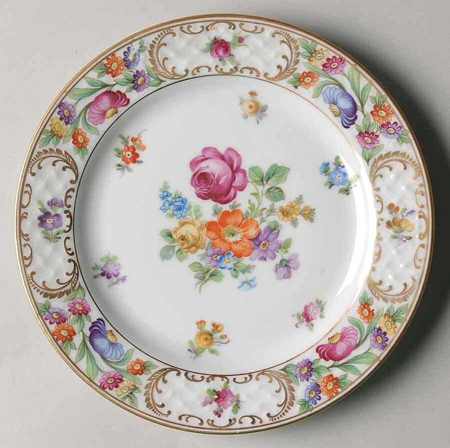 Dresdner Art (Smooth) Salad/Dessert Plate by Schumann - Bavaria-1
