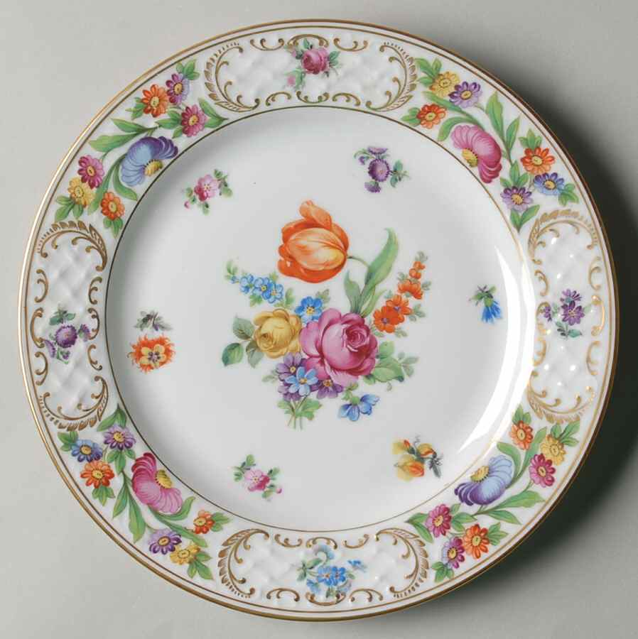 Dresdner Art (Smooth) Salad/Dessert Plate by Schumann - Bavaria-1