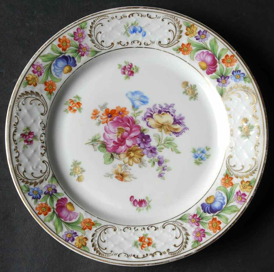 Dresdner Art (Smooth) Salad/Dessert Plate by Schumann - Bavaria-1