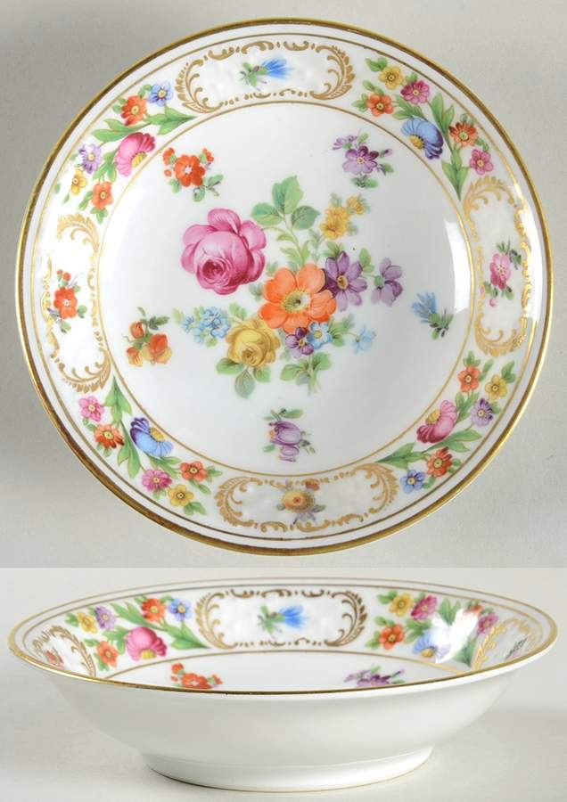 Dresdner Art (Smooth) Fruit/Dessert (Sauce) Bowl by Schumann - Bavaria-1