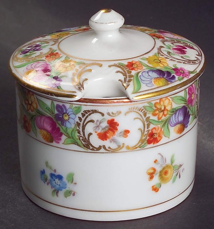 Dresdner Art (Smooth) Jam/Jelly & Lid by Schumann - Bavaria-1