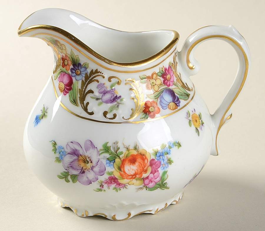 Dresdner Art (Smooth) Creamer by Schumann - Bavaria-1