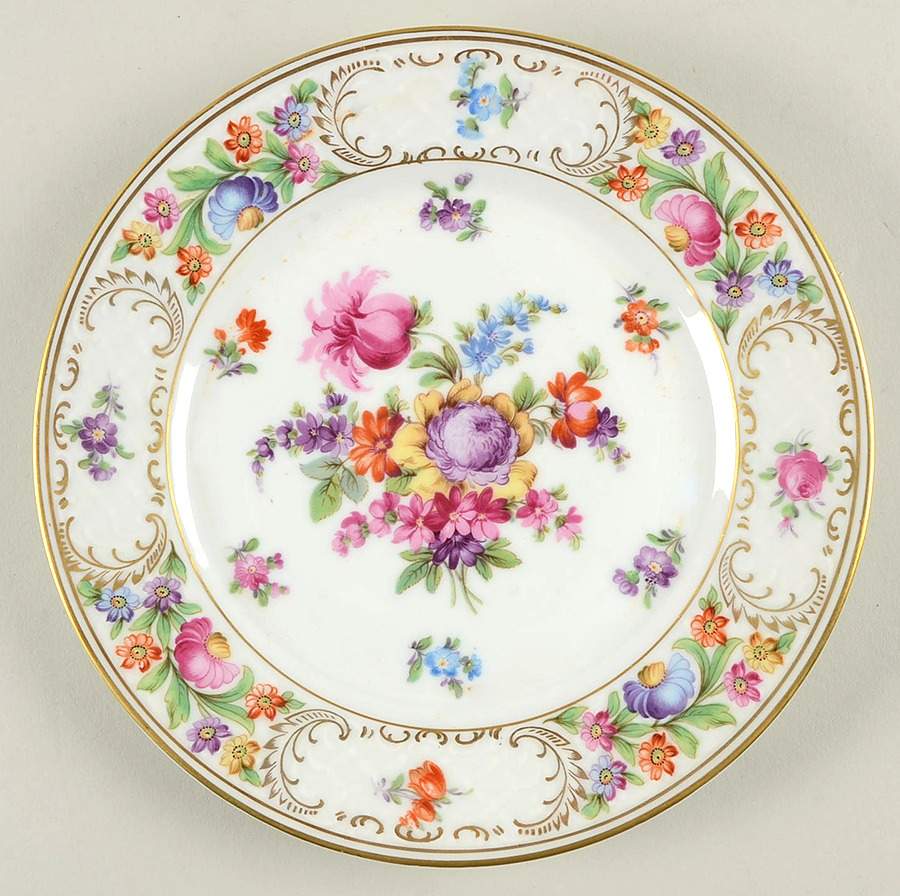 Dresdner Art (Smooth) Salad Plate by Schumann - Bavaria-1