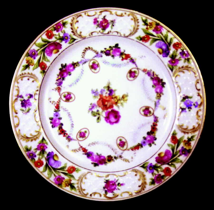 Dresdner Art Dinner Plate by Schumann - Bavaria-1
