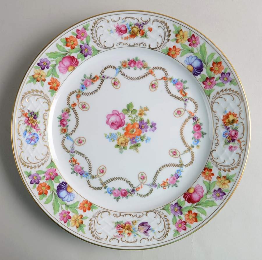 Dresdner Art 13" Chop Plate (Round Platter) by Schumann - Bavaria-1