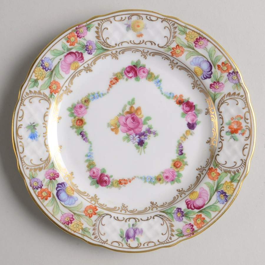 Dresden Garland Bread & Butter Plate by Schumann - Bavaria-1