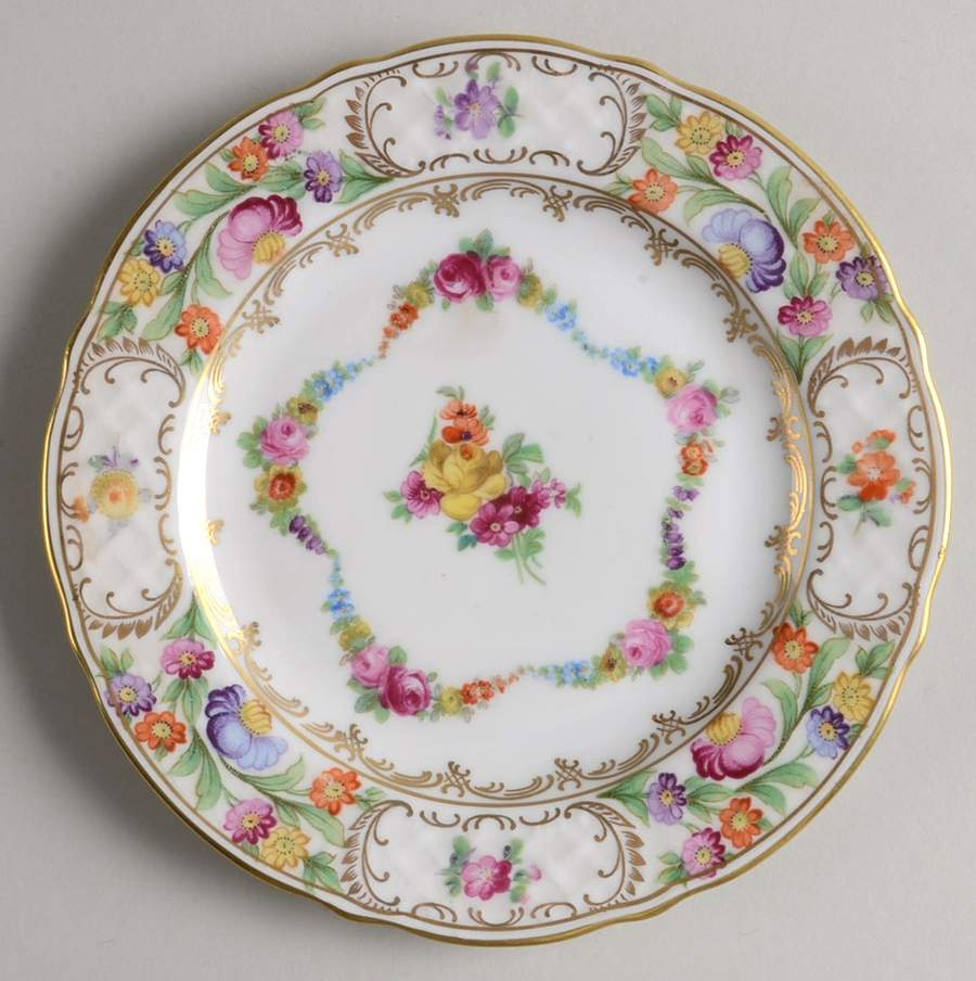Dresden Garland Bread & Butter Plate by Schumann - Bavaria-1