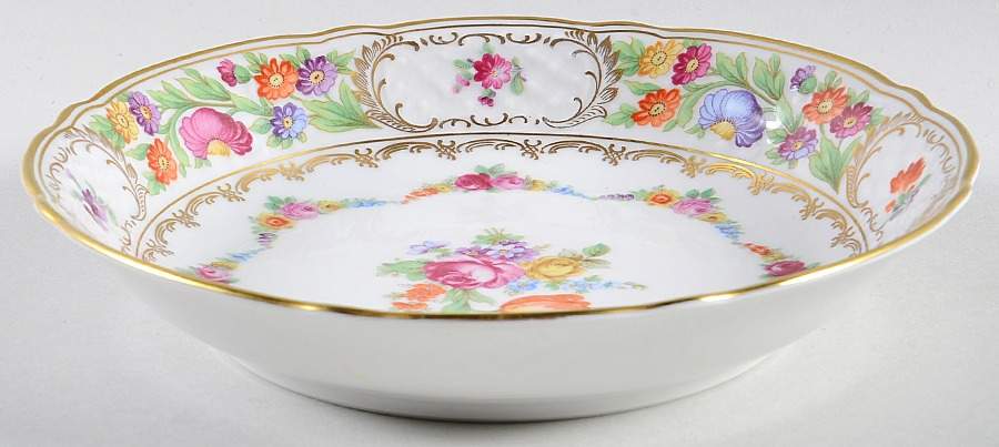 Dresden Garland Coupe Soup Bowl by Schumann - Bavaria-1