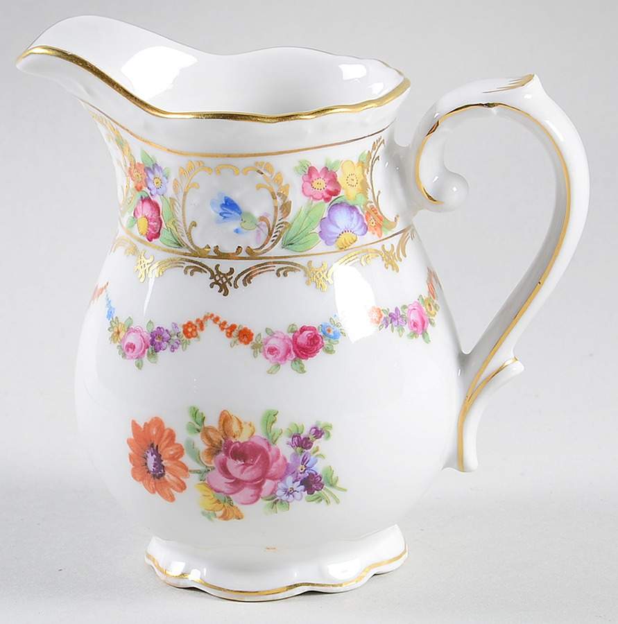 Dresden Garland Creamer by Schumann - Bavaria-1