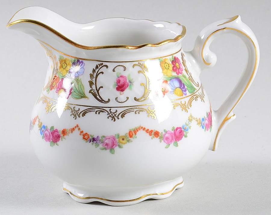 Dresden Garland Creamer by Schumann - Bavaria-1