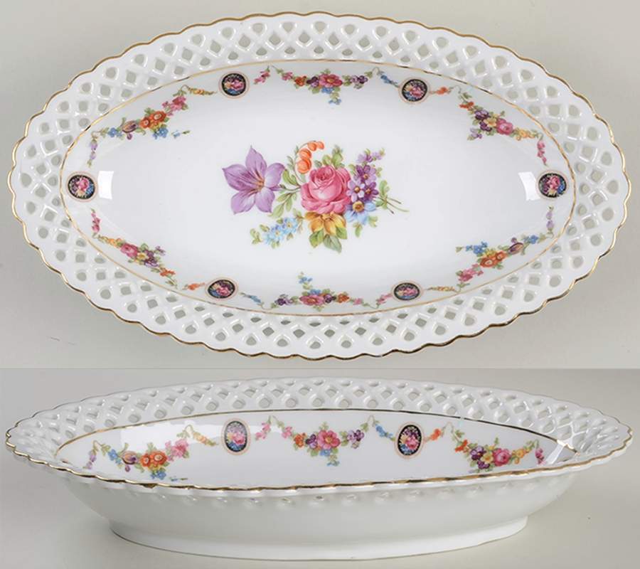 Eleanor 11" Oval Vegetable Bowl by Schumann - Bavaria-1