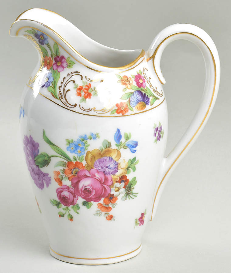 Empress Dresden Flowers 16 Oz Pitcher by Schumann - Bavaria-1